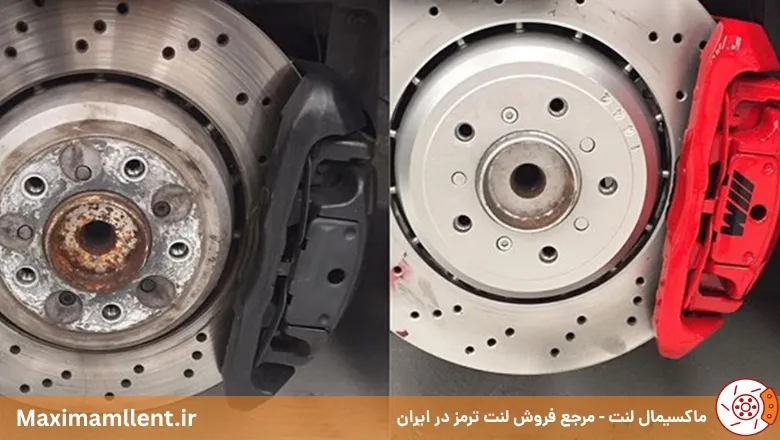 آموزش تمیزکردن و رنگ کردن کالیپر ترمز خودرو