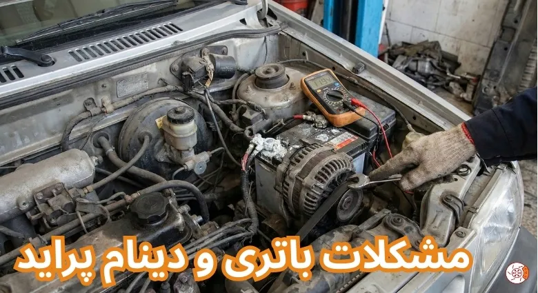 مشکلات باتری و دینام پراید