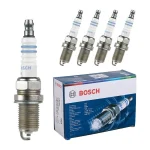 شمع موتور خودرو بوش (Bosch) مدل تک پلاتین پایه کوتاه کد FR7DC-7955 - تصویر 3