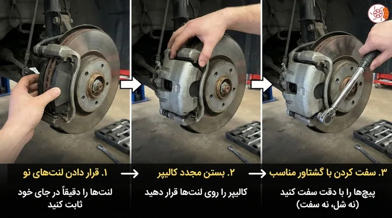 نصب لنت جدید نصب لنت جدید
