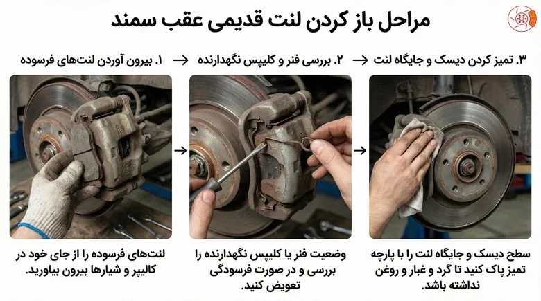 باز کردن لنت قدیمی