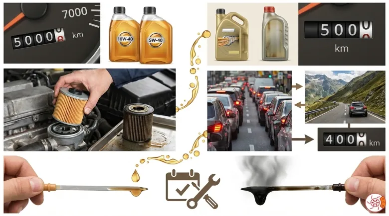 فاصله تعویض روغن موتور پراید فاصله تعویض روغن موتور پراید