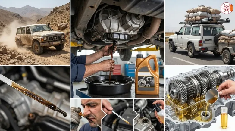 علائم داغ کردن گیربکس کوییک و زمان تعویض زودتر روغن