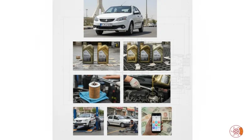 هزینه تعویض روغن و فیلتر کوییک