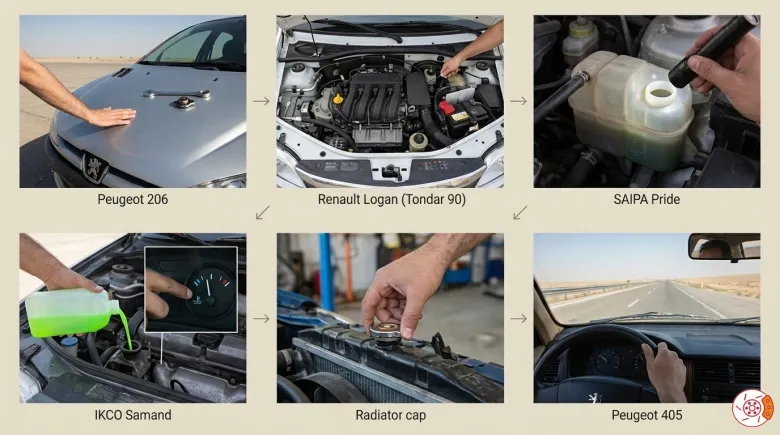 چطور هواگیری سیستم خنککننده کوییک را انجام بدهیم؟