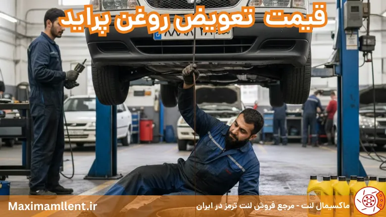 قیمت تعویض روغن پراید
