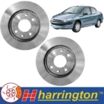 دیسک چرخ ترمز جلو پژو 206 صندوق دار هرینگتون (2عددی)