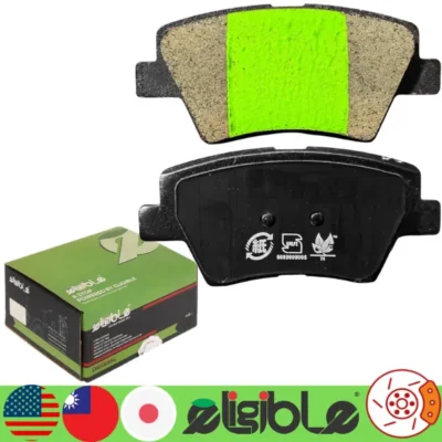 لنت ترمز عقب پژو 405 سری SLX نائو سرامیکی الیجیبل کد IC03