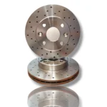 دیسک چرخ جلو کوییک سوراخ دار و شیاردار برند آسمکو ASMCO - تصویر 4