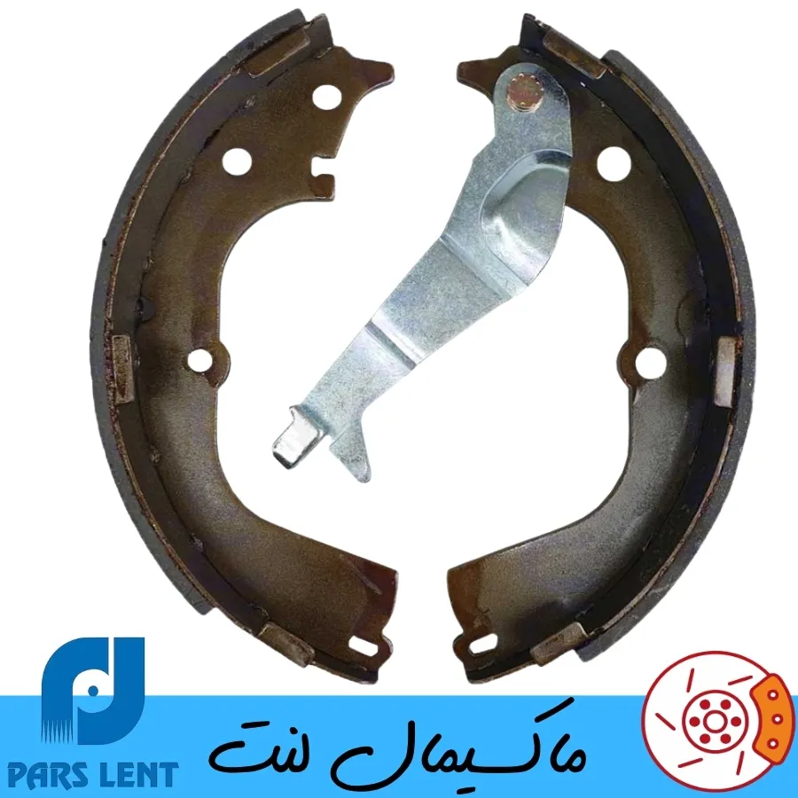 71056 لنت ترمز عقب کاپرا وانت با کفشک با اهرم پارس آبی