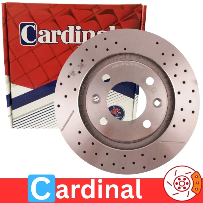 دیسک چرخ کاردینال 405 دیسک چرخ جلو پژو 405 سوراخ دار برند کاردینال