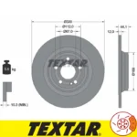 دیسک چرخ عقب بنز کلاس A تکستار Textar