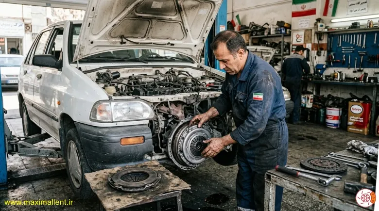 تعویض دیسک و صفحه پراید