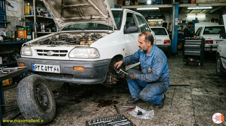 تعویض سنسور کیلومتر پراید