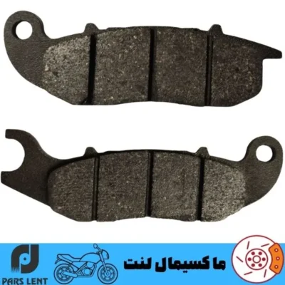 لنت ترمز جلو موتور سیکلت هوندا ADV 150 (ترمز ABS) پارس آبی صادراتی (OE) PL50039